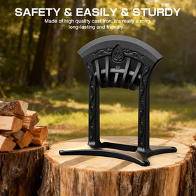 Poffattr safety cover protects hands during manual operation.