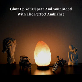 POHS Himalayan Salt Lamp includes two bulbs for easy setup and reliable lighting.