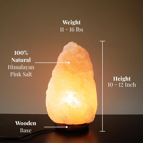 POHS Himalayan Salt Lamp dimmable switch enables customizable mood lighting.