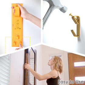Pointool secure-hanging system keeps frames safe on walls