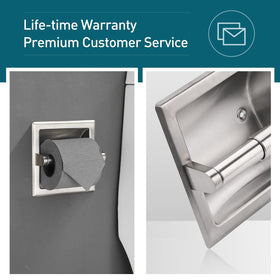 POKIM brushed-nickel wall-mount highlight durable modern finish