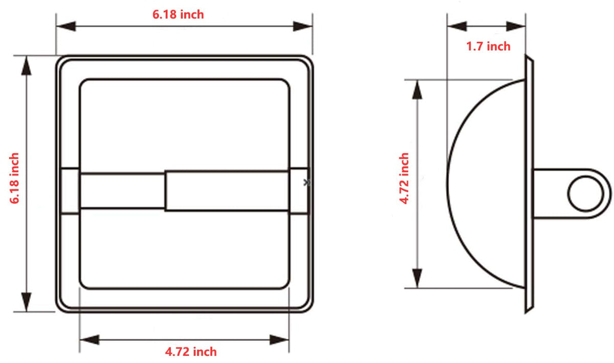 POKIM 304 stainless steel body resists corrosion for lasting use