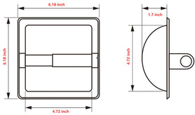 POKIM 304 stainless steel body resists corrosion for lasting use