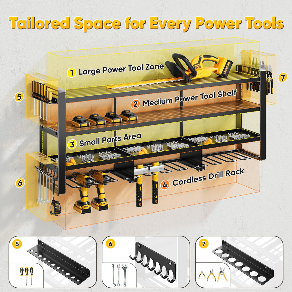 POKIPO 800lb-load bearing frame ensures stability for heavy equipment.