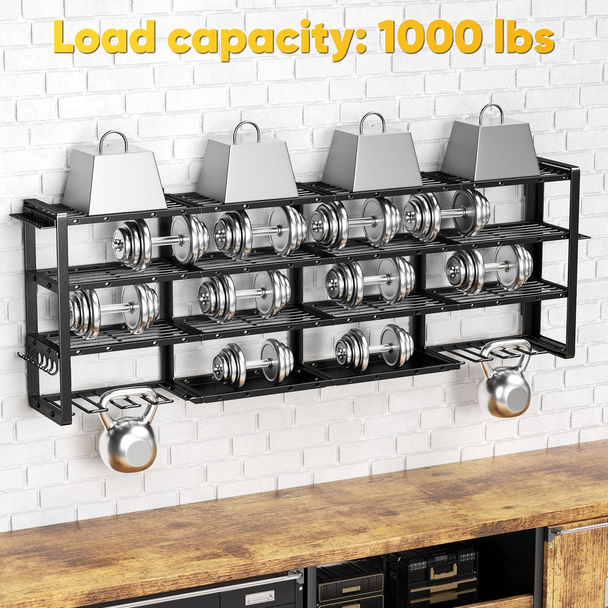 POKIPO eight drill holders keep drills organized and within reach