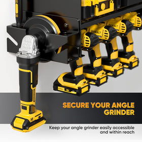 POKIPO cordless drill holder keeps drills secure and within reach
