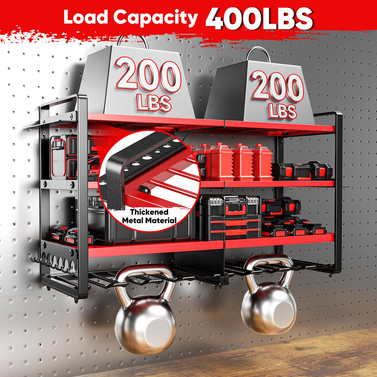 POKIPO Upgrade bottom eight drill slots provide quick access to cordless drills