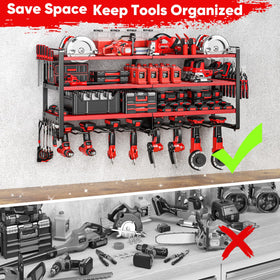 POKIPO Upgrade industrial-grade steel resists rust for durable garage storage