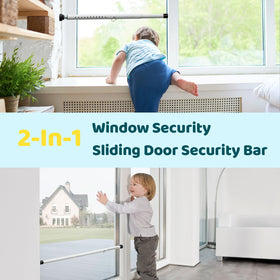 POKUSI heavy-duty steel bar provides strong protection against forced entry