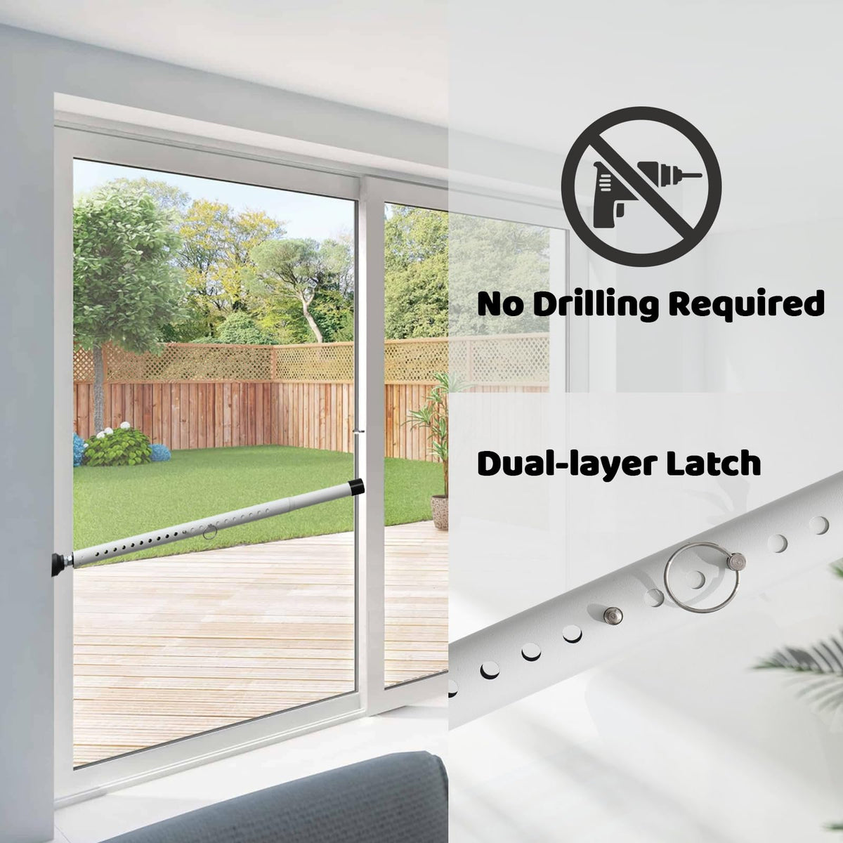 POKUSI barrier doubles as window protection for sliding panes