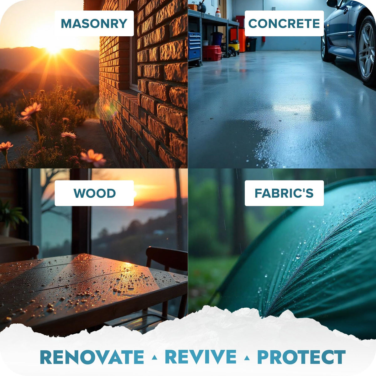 Polar Invisible Waterproofing Sealer provides up to 3.5 square metres coverage per can