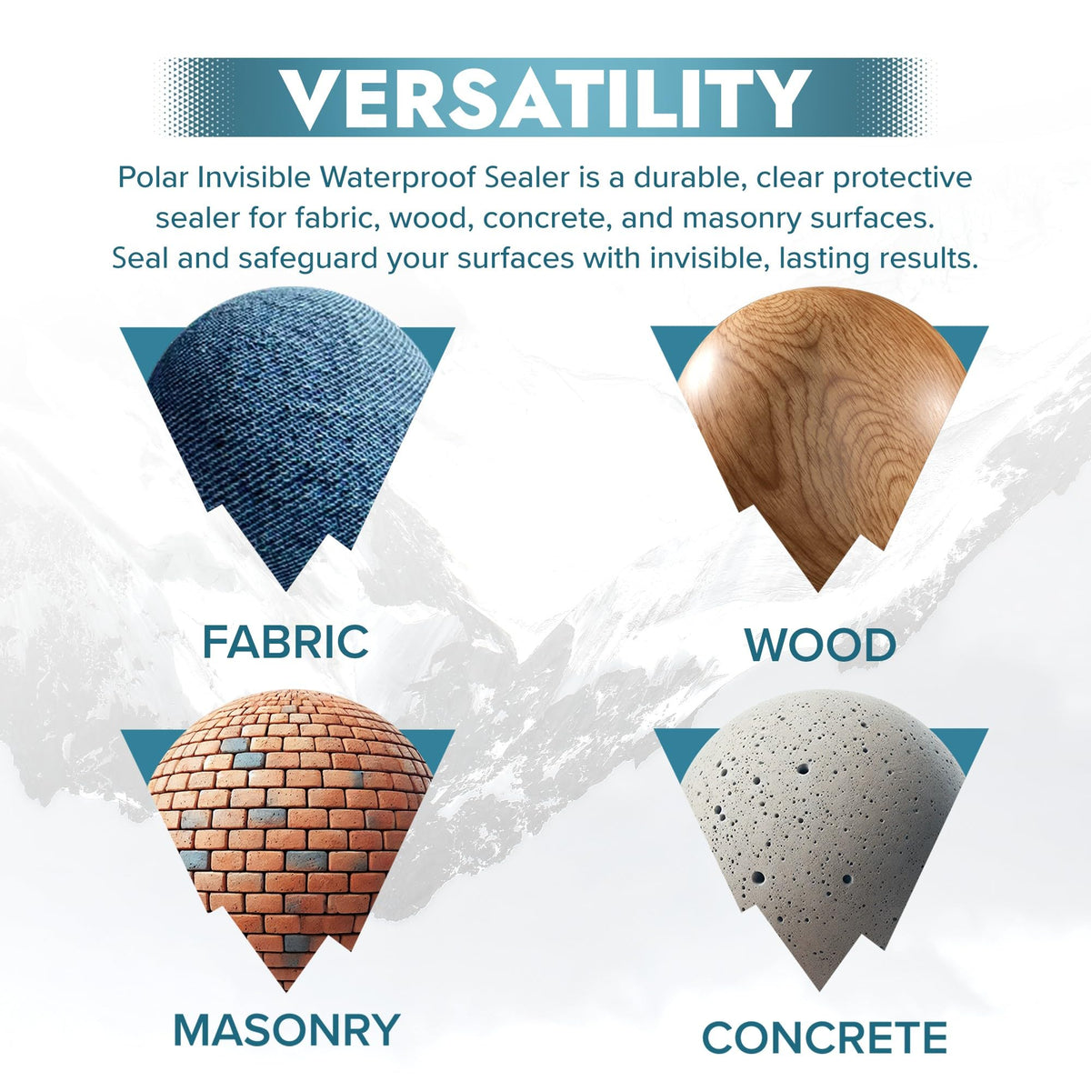 Polar Invisible Waterproofing Sealer dries clear in 24 hours