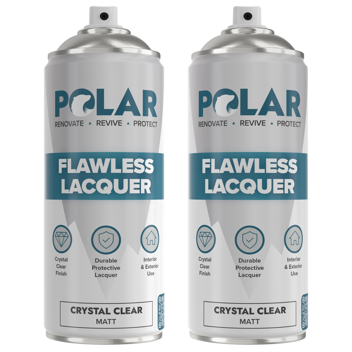 Polar Specialist Coatings Polar Clear Matte Lacquer Spray for a smooth matte finish and quick drying.