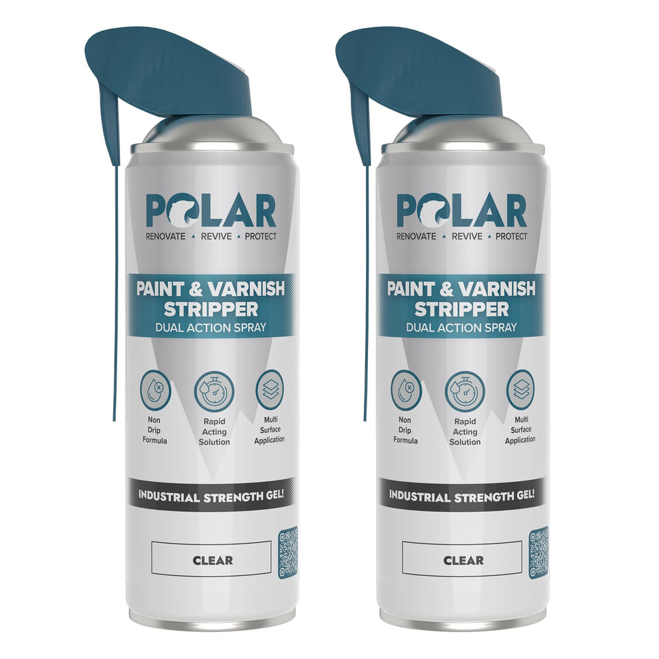 Polar Paint & Varnish Stripper bottle for efficient gel application on coatings