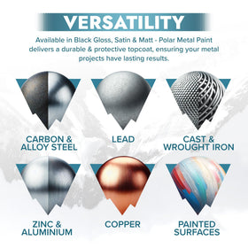 Illustration of coverage area up to 21 square feet per can with satin black spray paint