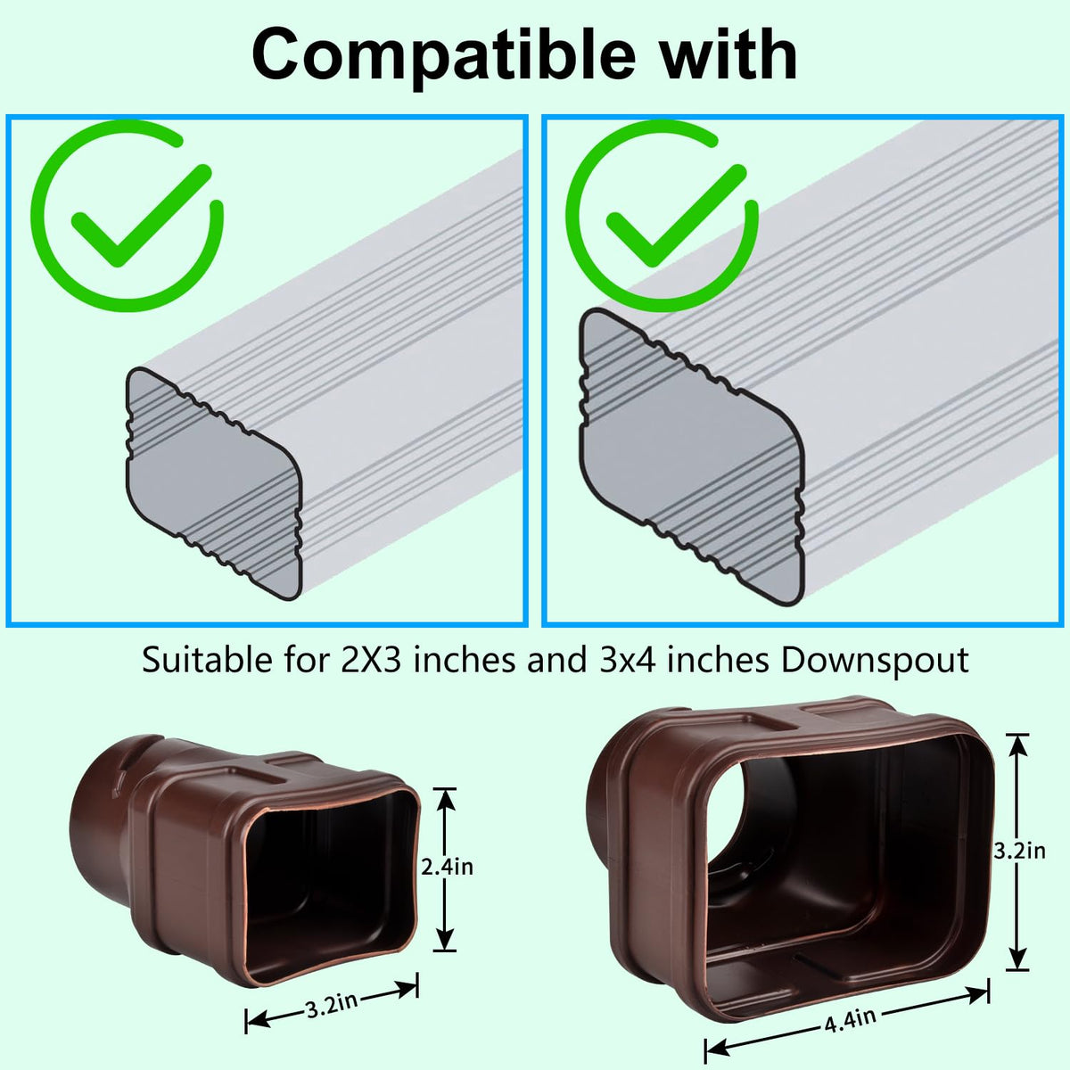 POLARDAYS retractable design enables flexible routing around corners for tidy drainage