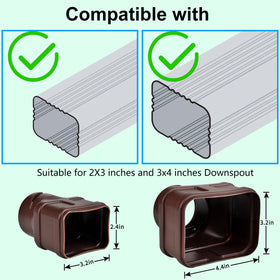 POLARDAYS retractable design enables flexible routing around corners for tidy drainage