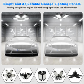 Polarpra garage light delivers 32000LM brightness across work areas and corners