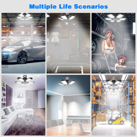 POLARPRA fixture suits garages, workshops, basements, and more.