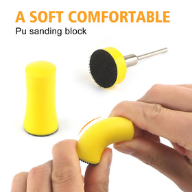 POLIWELL 1 inch sanding block for steady manual sanding control