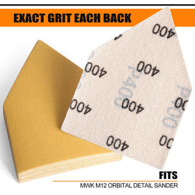 POLIWELL 240 grit triangle sheet for fine prep