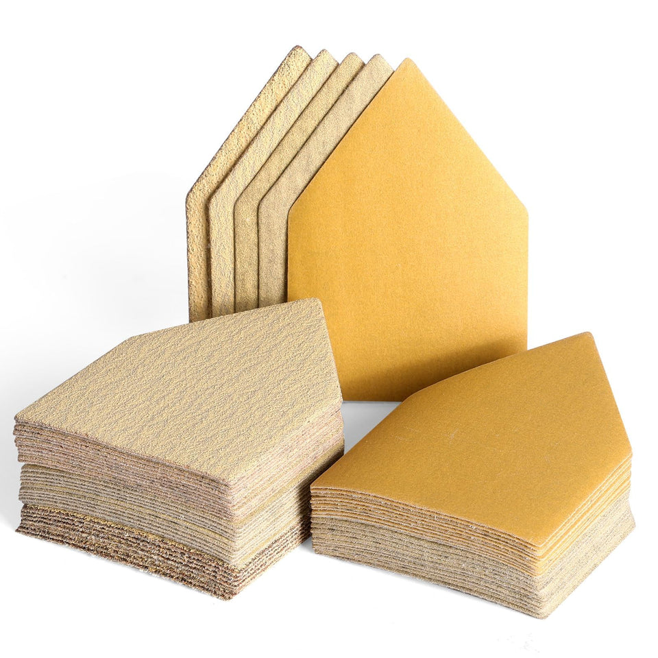 POLIWELL 80 grit triangle sanding sheet for fast wood shaping