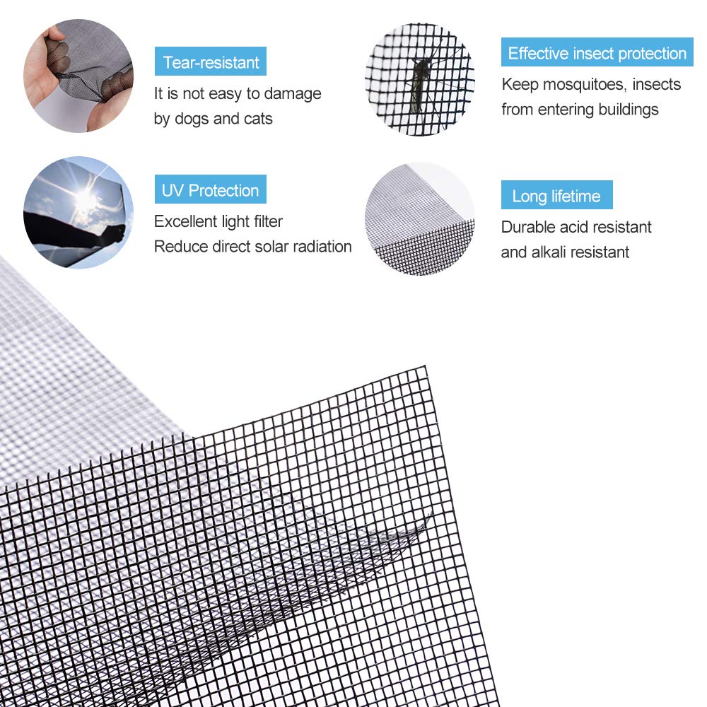Pololo screen roll cut-to-size demonstrating easy DIY fitting
