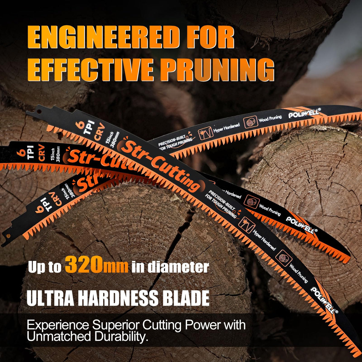 POLIWELL friction-reducing blade speeds pruning with smoother cuts