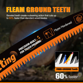 POLIWELL multi-ground sharp teeth with four edges improve cutting efficiency