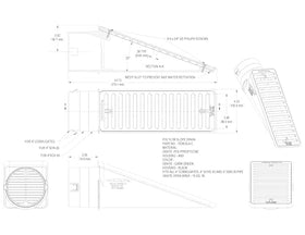 Polylok 4 in 1 slope drain compatible with 4 in SDR 35 pipes