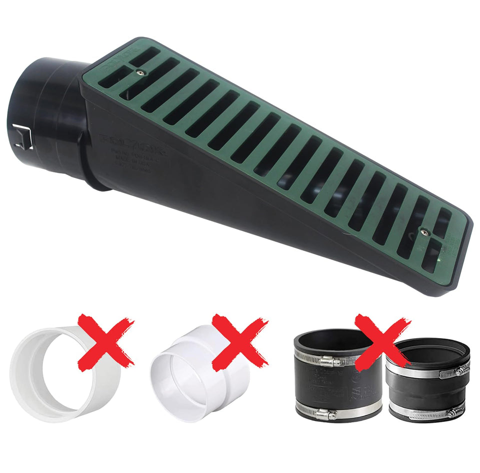 Polylok 4 in 1 slope drain outlet and inlet for flexible water management