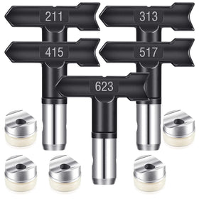 Pomelotree airless tip 211 delivers precise spray for smoother, even coats.