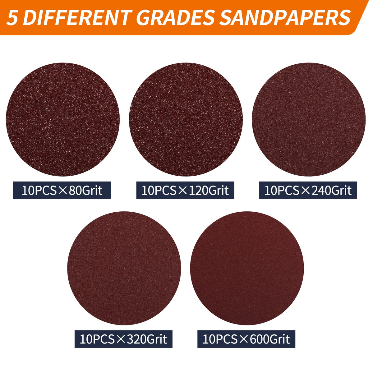 Pomsare 240 grit disc on backing pad for smooth shaping of wood and metal.