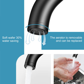 PONAFOU RV bathroom faucet provides compact, modern style for mobile living spaces.