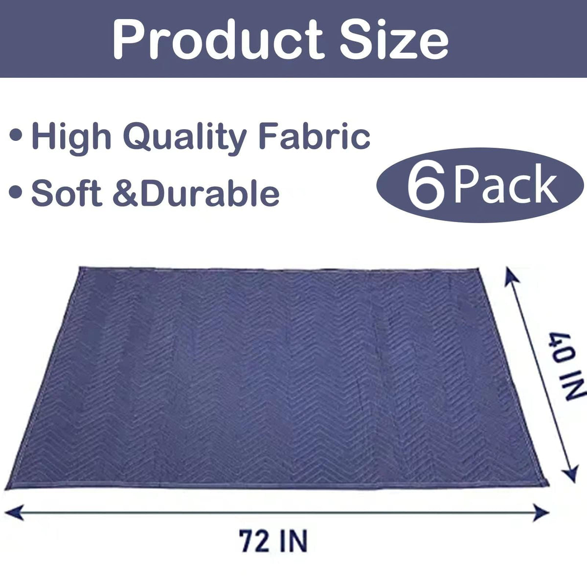 PONGHEI moving blanket in-use protects surfaces during a furniture move.