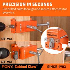 PONY 8510 clamp remains in place while tightening.
