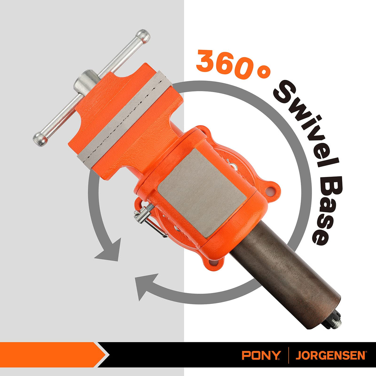 PONY bench vise replaceable jaw faces extend tool life