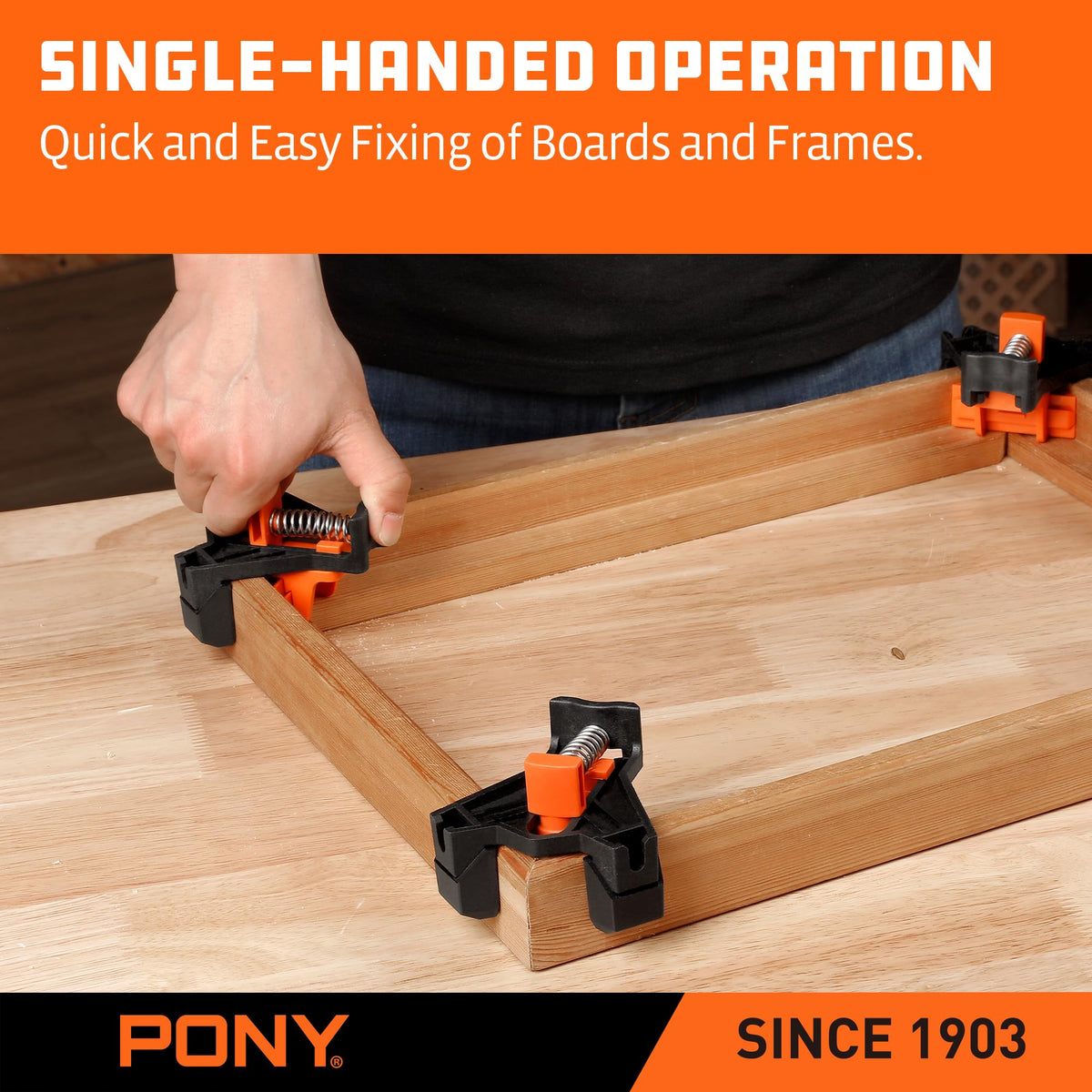 PONY lightweight reinforced nylon construction ensures durable DIY use.