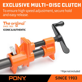 PONY Original clamp with ergonomic handle and spring mechanism