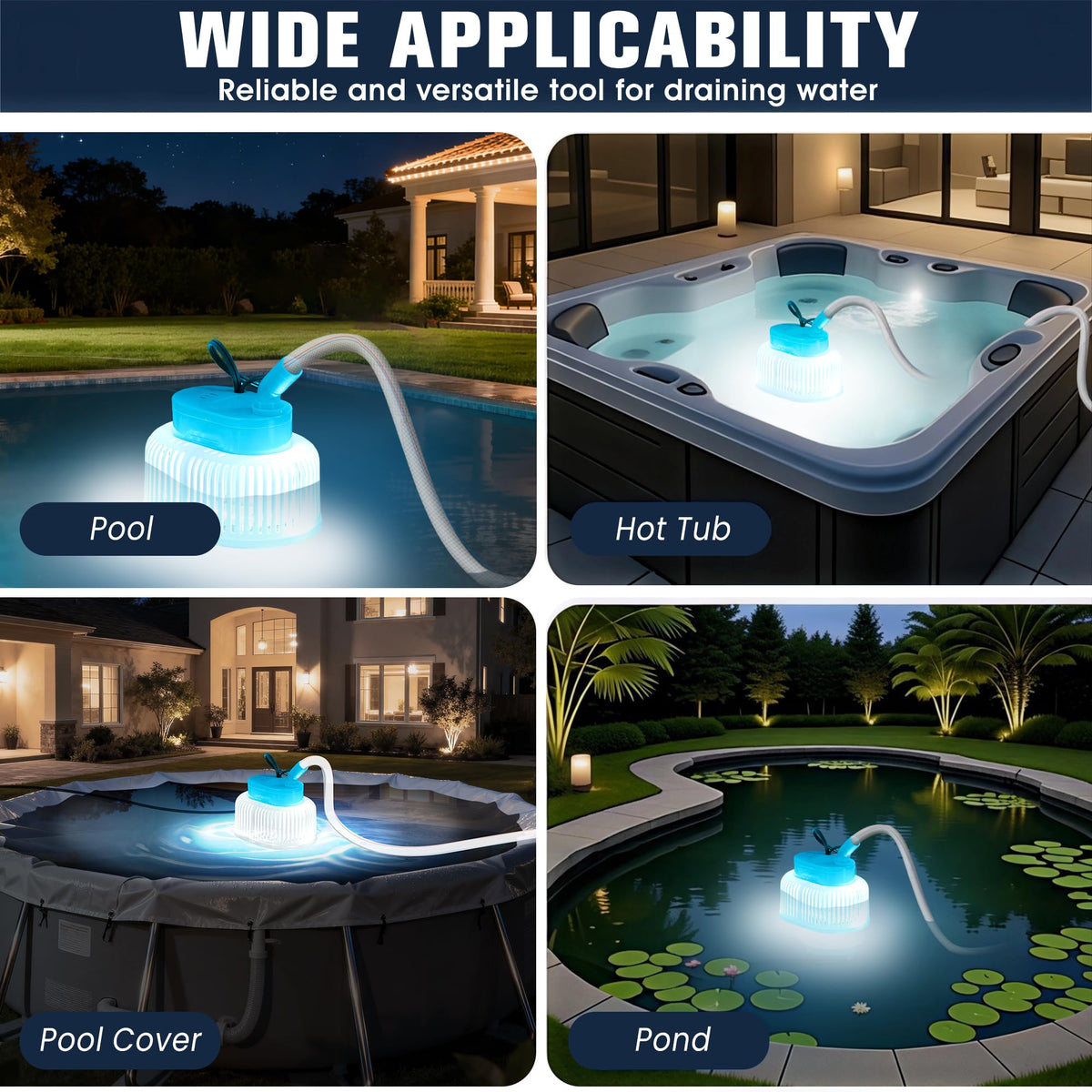PoolPop bottom-filter design blocks leaves for smoother operation.