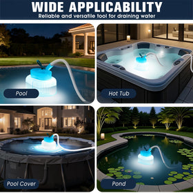 PoolPop bottom-filter design blocks leaves for smoother operation.