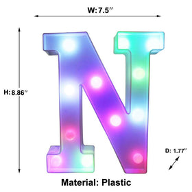 Pooqla battery-operated marquee light runs on two AA batteries.