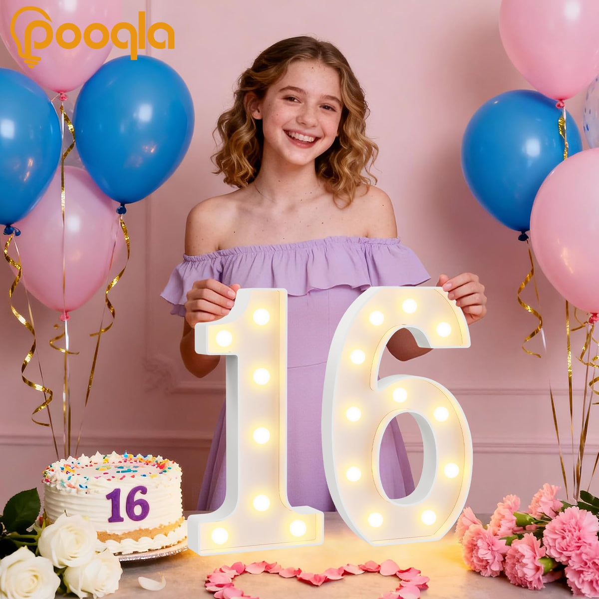 Pooqla battery-powered LED decor for flexible setup