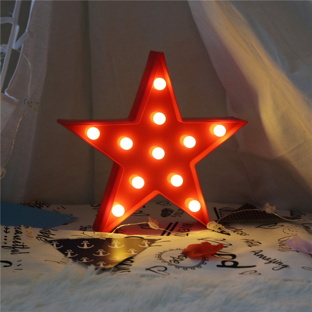Pooqla starburst glow decorates mantel for ambience and gatherings
