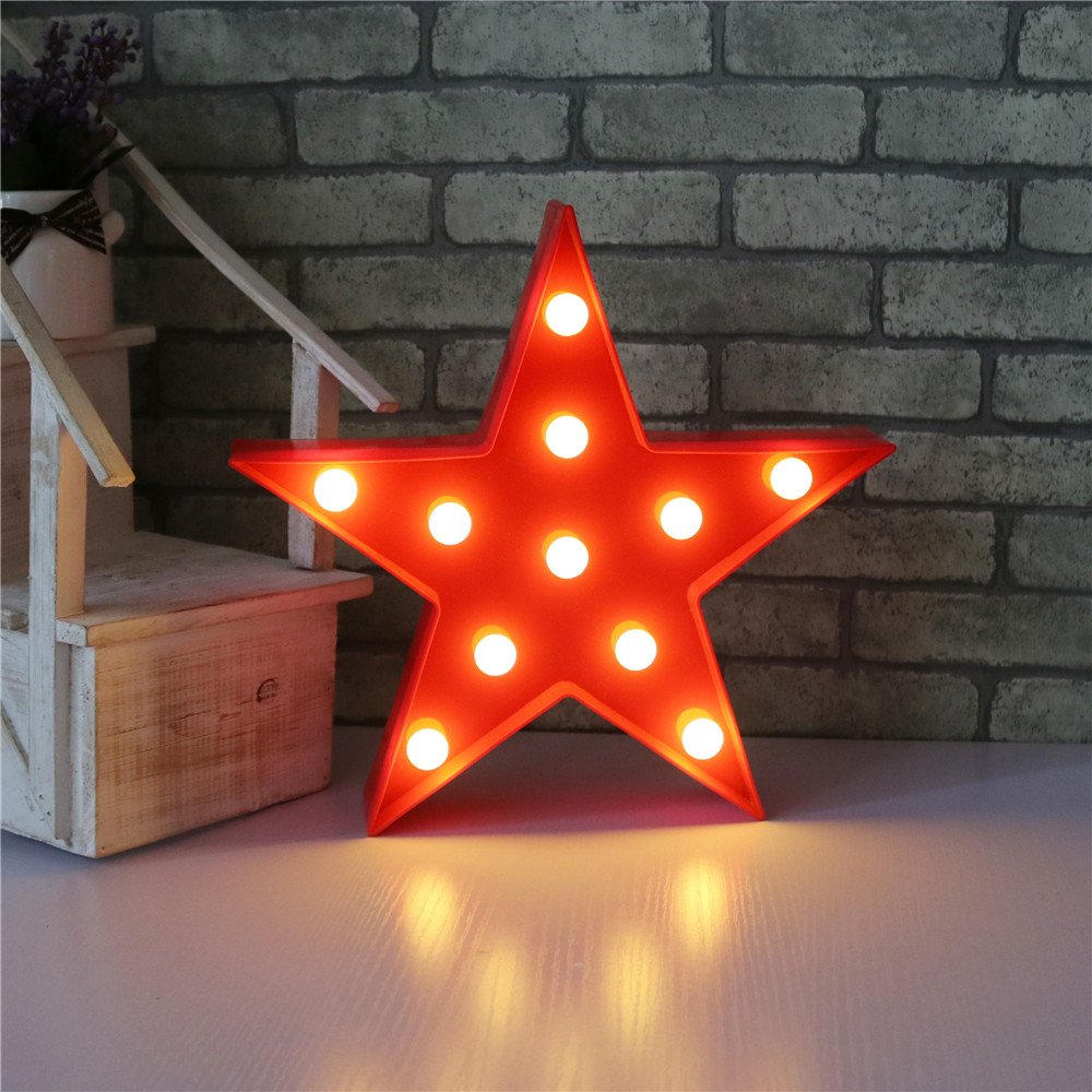 Pooqla star light on mantel adds a charming focal point for gatherings