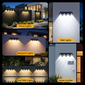 POOWUUDT outdoor lighting enhances backyard paths and deck areas safely.