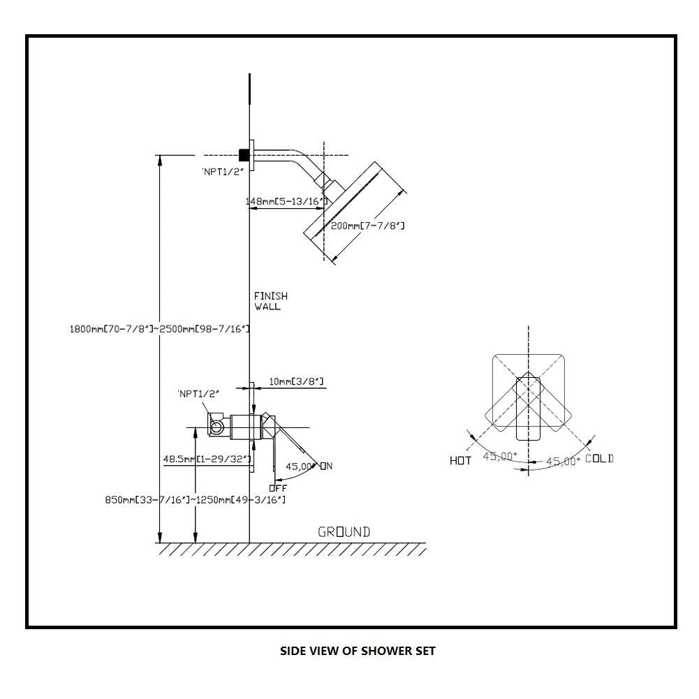 POP SANITARYWARE matte black shower set elevates a contemporary bathroom ambiance