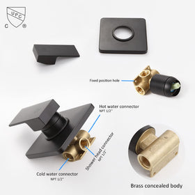 POP SANITARYWARE waterfall shower system delivers spa-like coverage and modern style