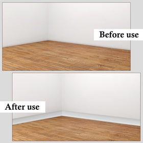 POPAKAN baseboard trim enhances edges with a neat, finished look.