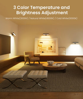 PopoIron 7500mAh battery powers long-lasting illumination.